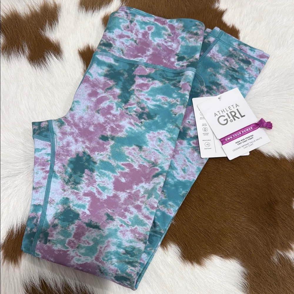 Athleta Girl Tie-Dye Leggings